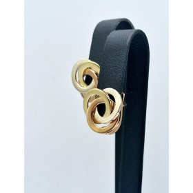 Серьги из комбинированного золота 585*